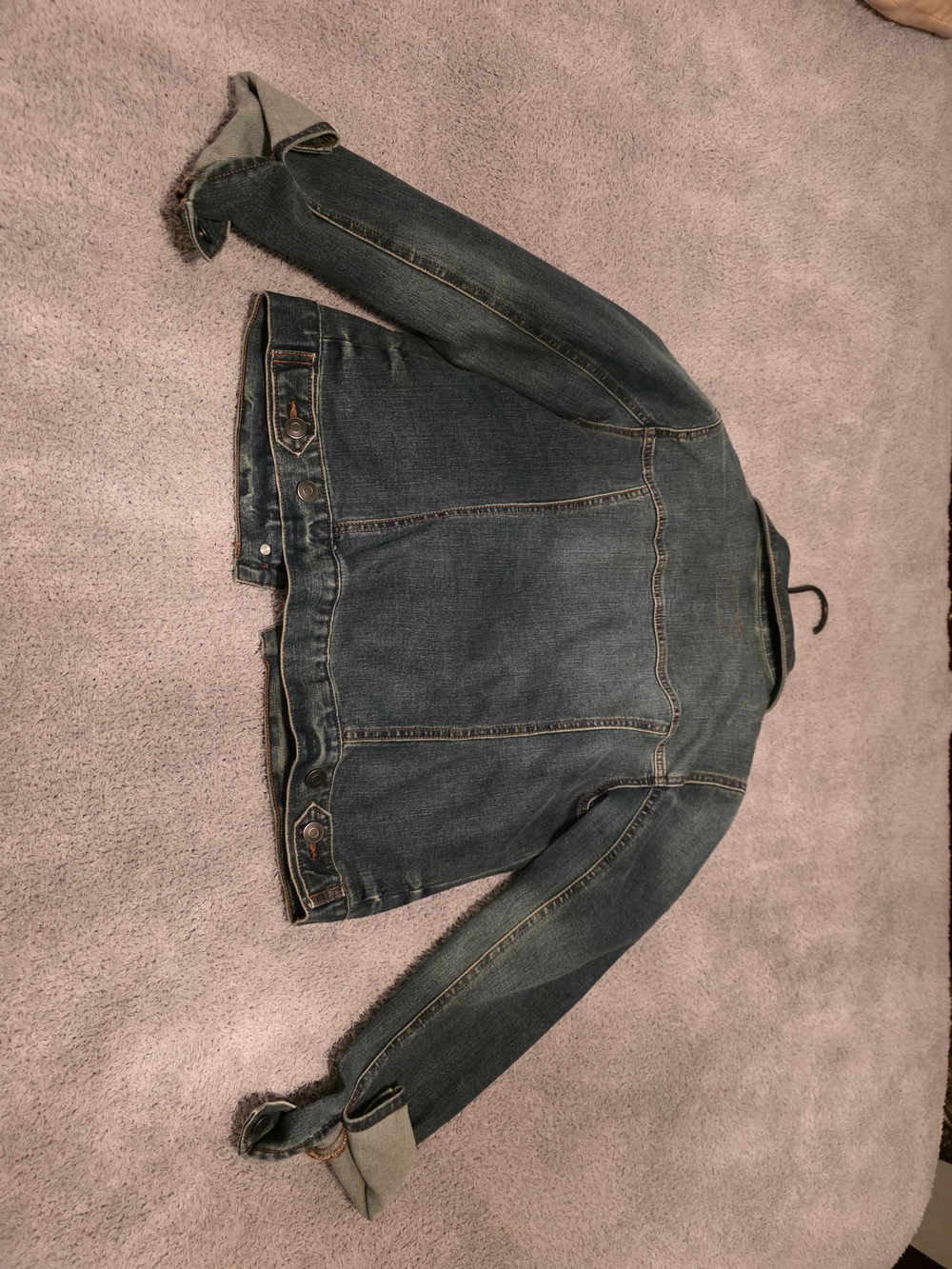 Time and Tru Dark Blue Women's Jean Jacket